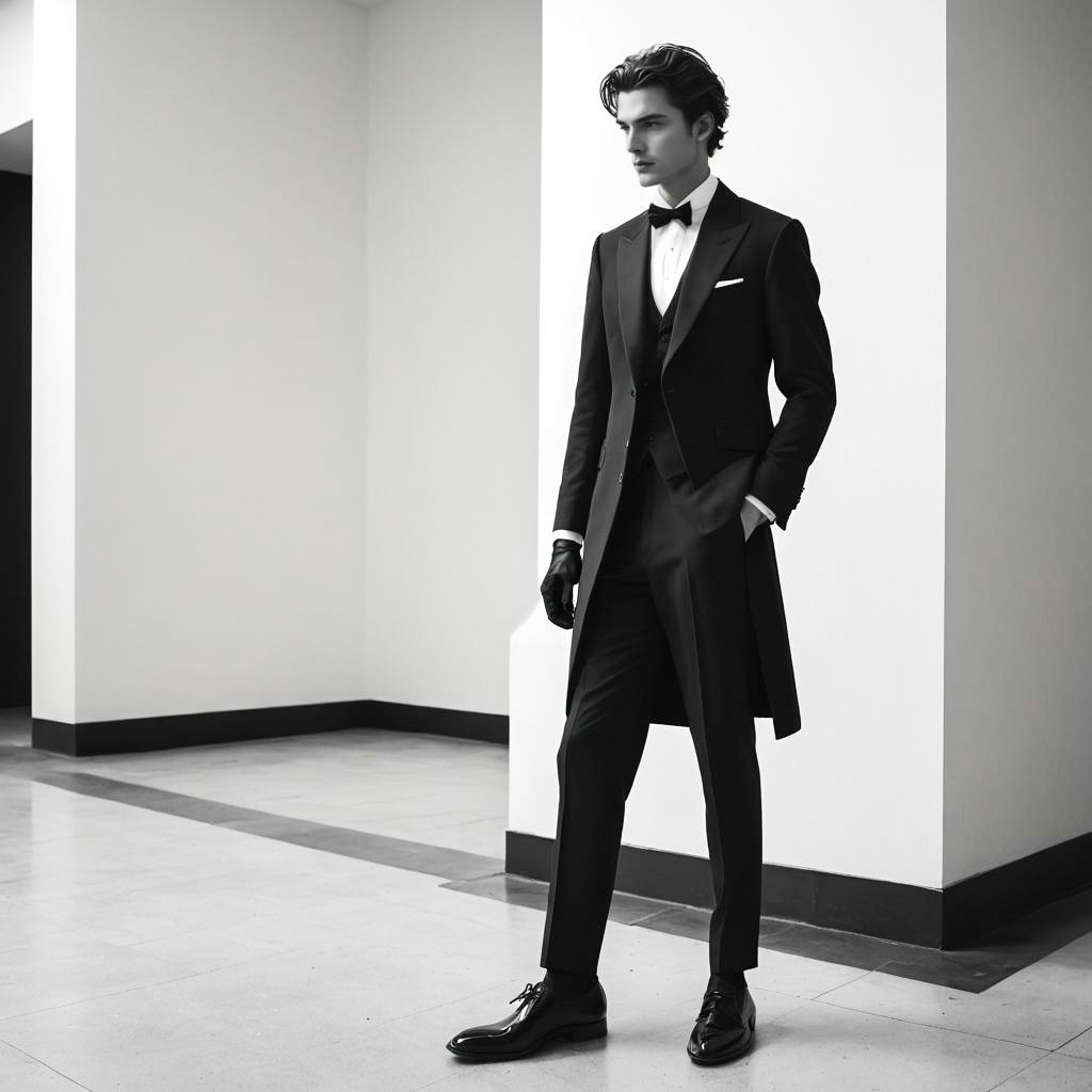 Elegant Gentleman in Modern Minimalism