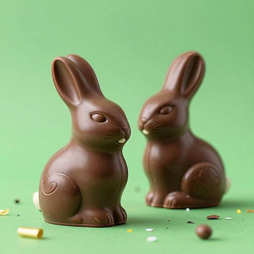 Selective Focus Easter Chocolate Ads