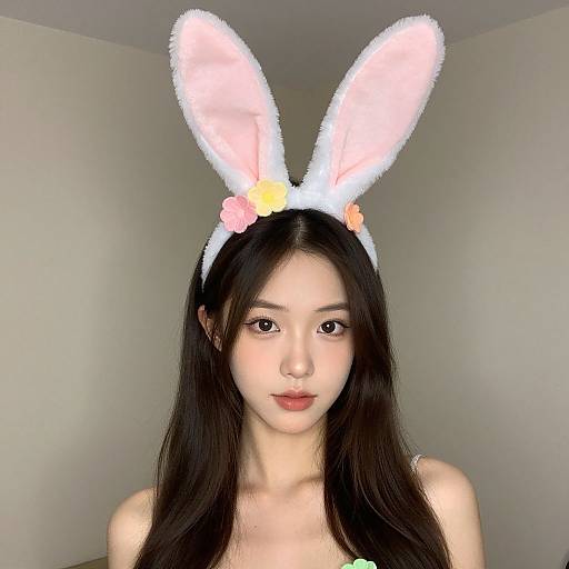 Realistic Easter Bunny Girl Costume