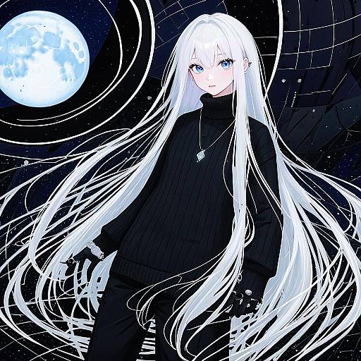 Illustration of Angelica (project moon), project moon in the style of Morii shizuki