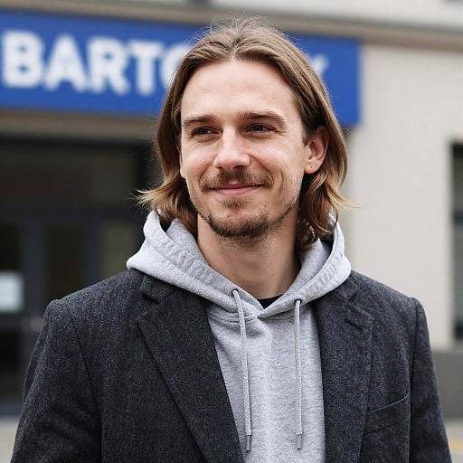 Casual Portrait of a Relaxed Man