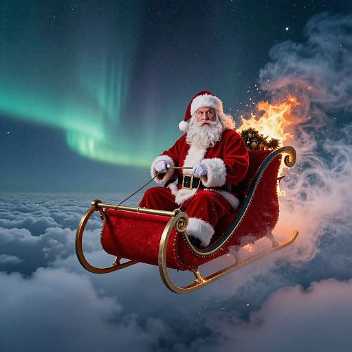 Santa's Magical Sleigh Flight