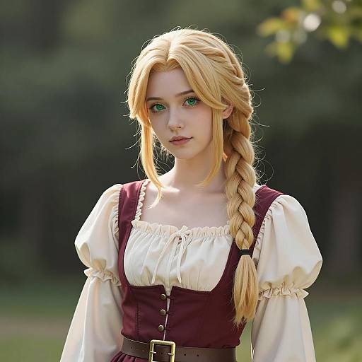 Photorealistic Virgo Fairy Tail Cosplay Portrait