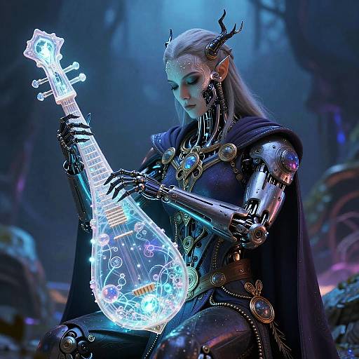 Rogue AI Bard with Biomechanical Features