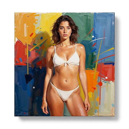 Candace Owens Thong Abstract Art