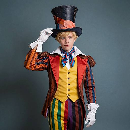 Mad Hatter Male Costume Portrait