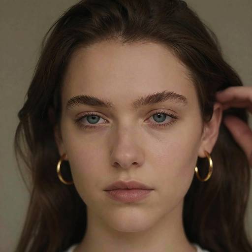 Intimate Portrait of a Young Woman