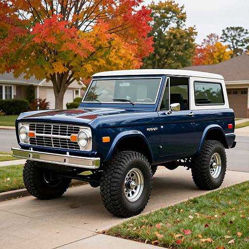 1977 Ford Bronco Sport in Autumn