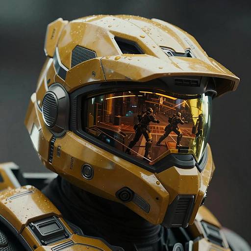 Noble 6 Helmet with Battle Reflection