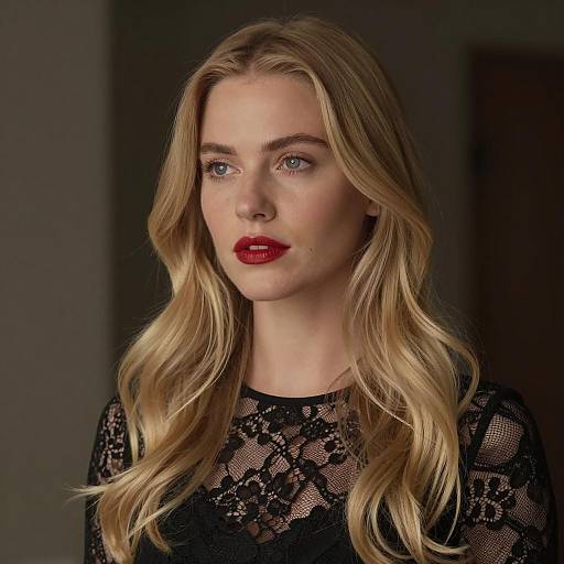 Elegant Woman in Soft Lighting