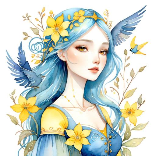 Radiant Woman with Nature-Inspired Tattoos