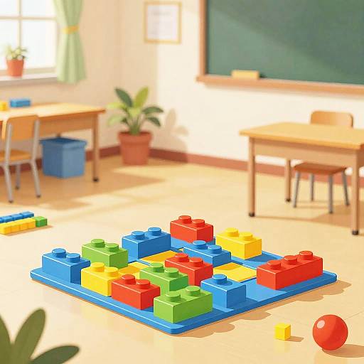 Colorful Educational Block Patterns
