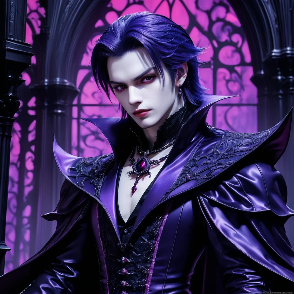 Gothic Vampire in Dark Fantasy Art