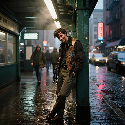 Streetwise Pickpocket at Subway Station
