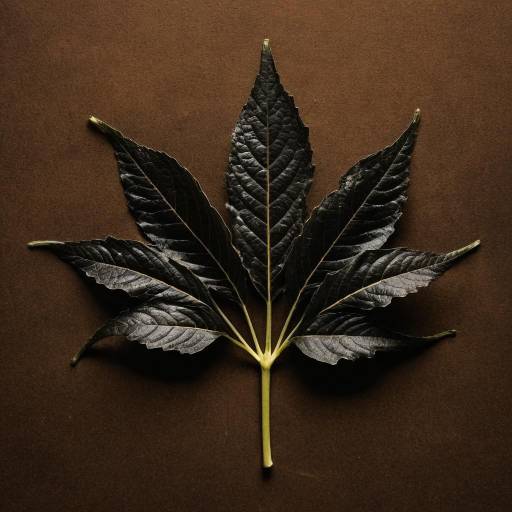 Monochrome Still Life with Leaf