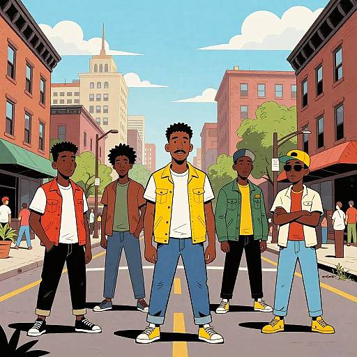 Boondocks Urban Street Life Scene