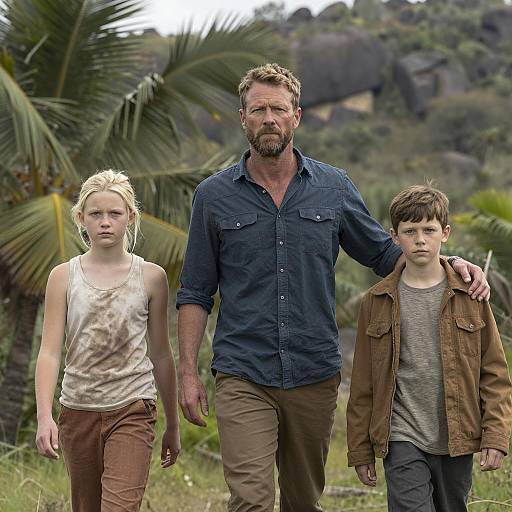 Family Adventure in a Lush Jungle