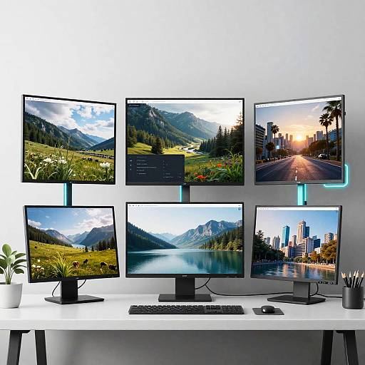 AI Background Changer Digital Workspace