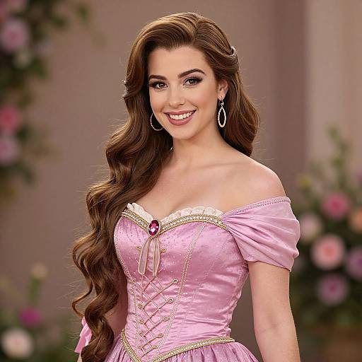 Rapunzel-Inspired Elegant Woman Portrait