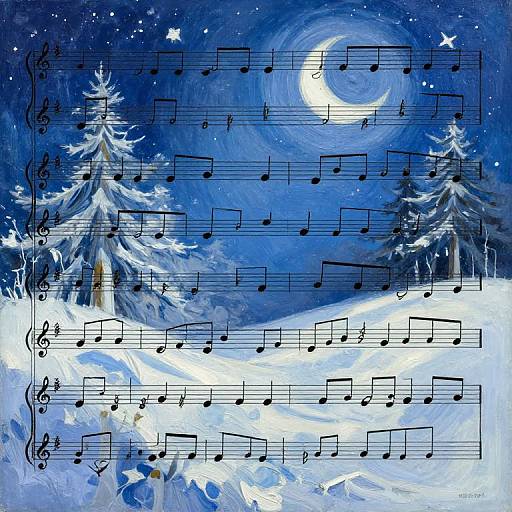 Midwinter Nights Dream Music Art
