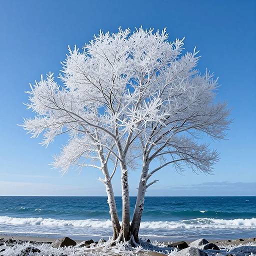 Celestial Crystalline Trees by Ocean