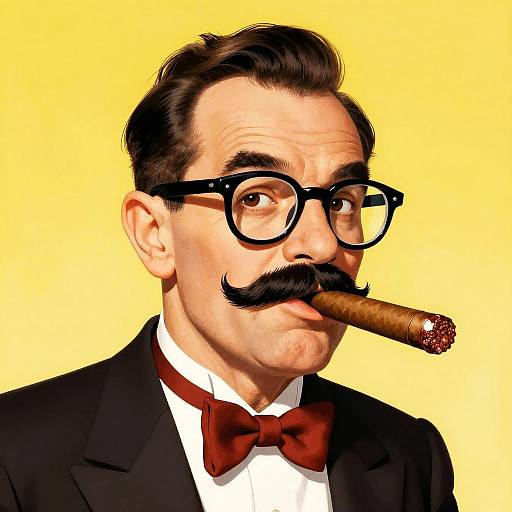 Groucho Marx Cartoon Caricature