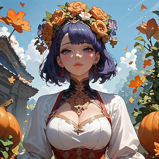 Pumpkin Spacegirl Magazine Anime Screencap