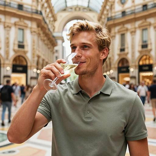 Realistic Portrait of Young German Man
