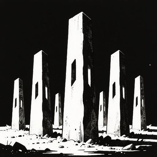 Monolithic Cosmic Horror Illustration