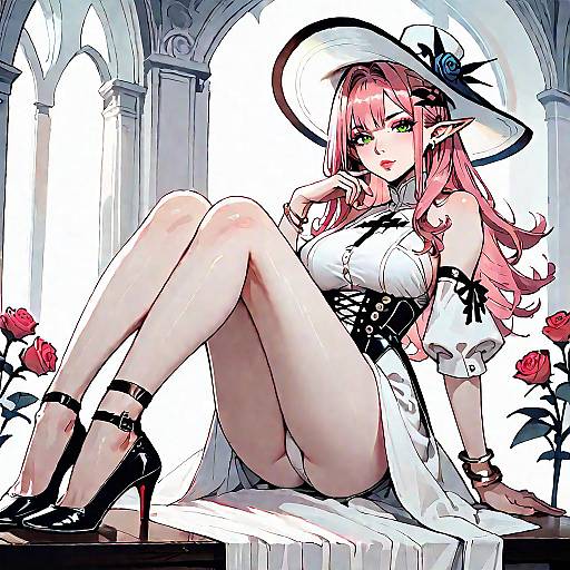 Enchanting Fairy Knight with Elegant Style