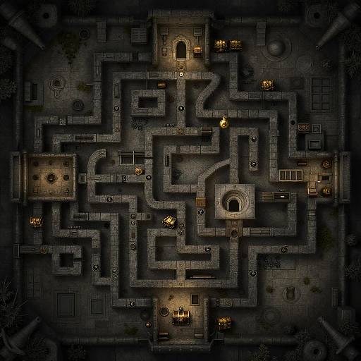Intricate DND Dungeon Map Generator