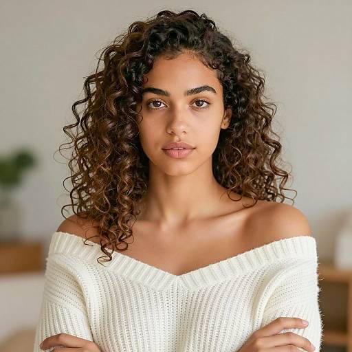 Captivating Portrait of a Young Woman