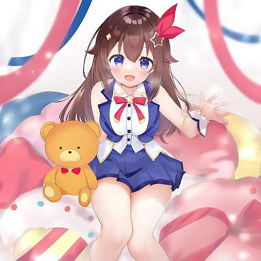 Illustration of Ankimo (tokino sora), hololive in the style of Rikatan