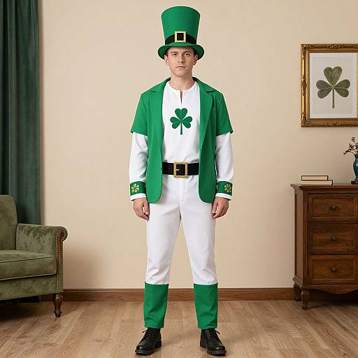 Man in Saint Patrick Costume