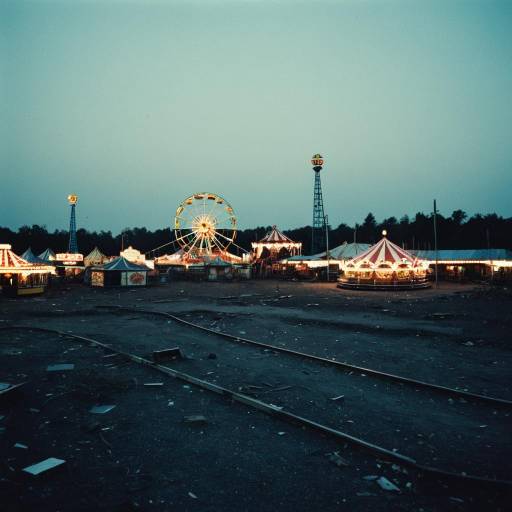 Abandoned Carnival at Dusk