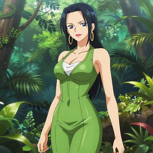 Nico Robin in Lush Green Jungle