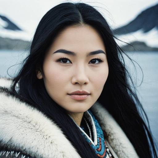Majestic Inuit Woman Portrait