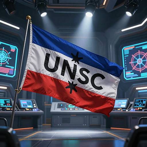 Halo UNSC Command Center Scene