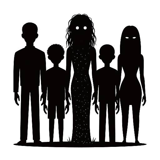 Dimensional Rift Horror Silhouettes