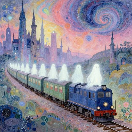 Mystical Ghost Train to Afterlife