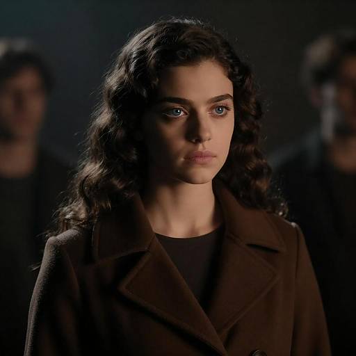 Dramatic Portrait of a Young Woman