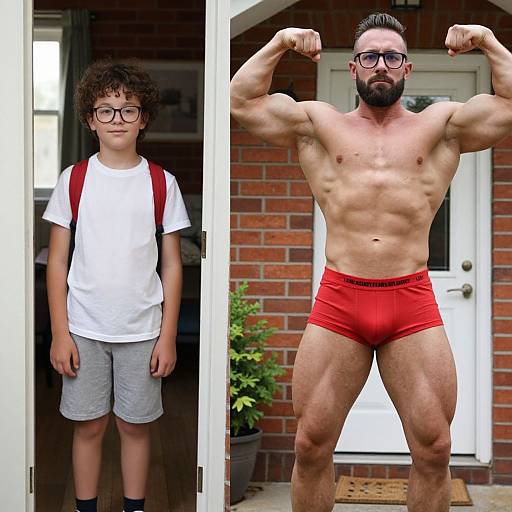 Boy to Muscular Man Transformation