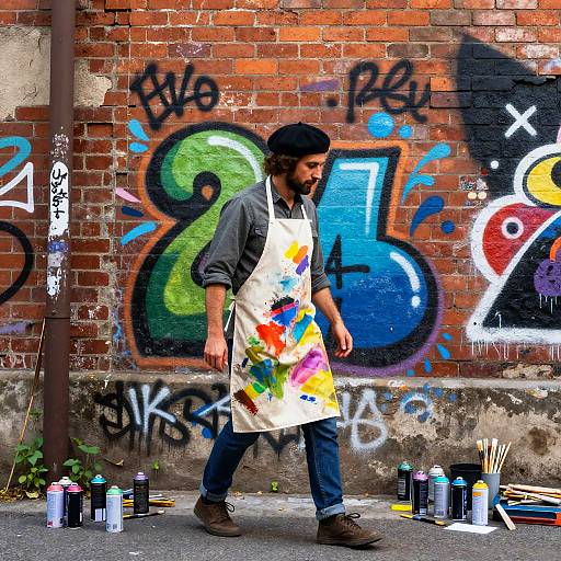 Dreamy Street Artist in Murals