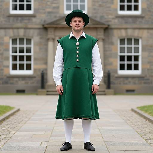Man in Traditional Irish Costume