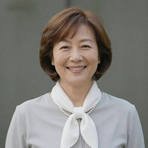 Smiling Middle-Aged Woman Portrait Photo