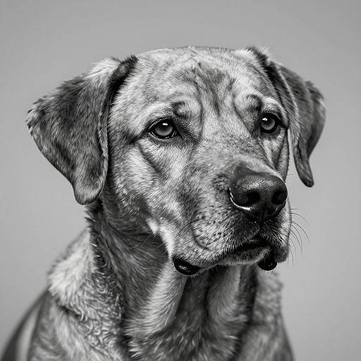 Radiant Hyper-Realistic Dog Portrait