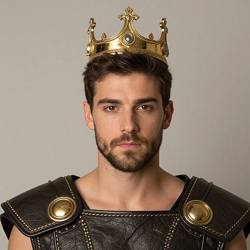Realistic Poseidon Crown Portrait