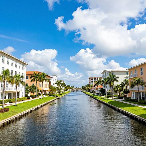 Serene Cape Coral Waterway Scene