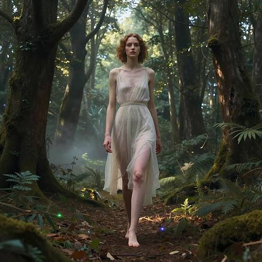 Melanie Laurent Surreal Forest Walk