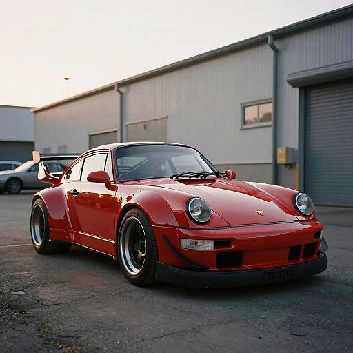 RWB Porsche Golden Hour Portrait